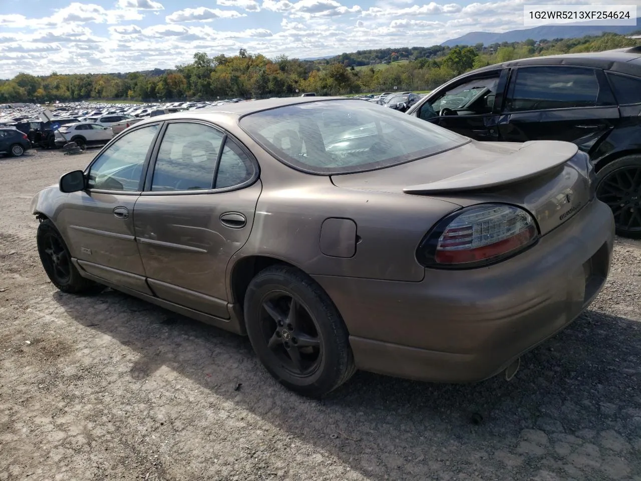 1999 Pontiac Grand Prix Gtp VIN: 1G2WR5213XF254624 Lot: 74481274