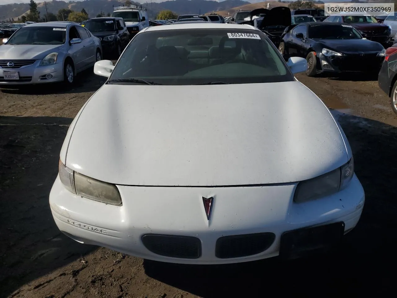 1999 Pontiac Grand Prix Se VIN: 1G2WJ52M0XF350969 Lot: 80347664