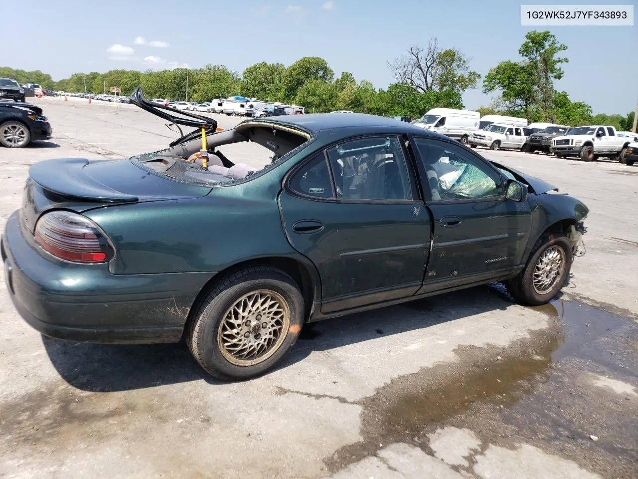 2000 Pontiac Grand Prix Se1 VIN: 1G2WK52J7YF343893 Lot: 43377074