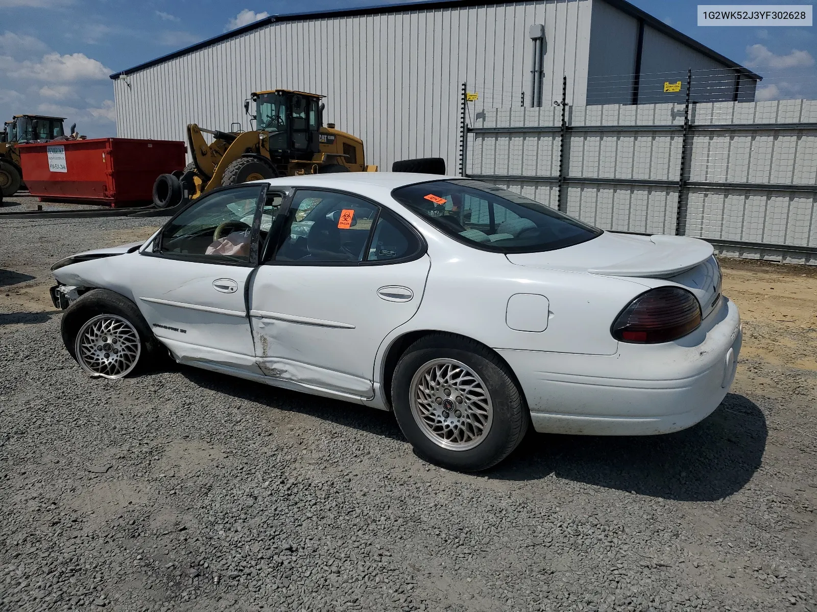 1G2WK52J3YF302628 2000 Pontiac Grand Prix Se1