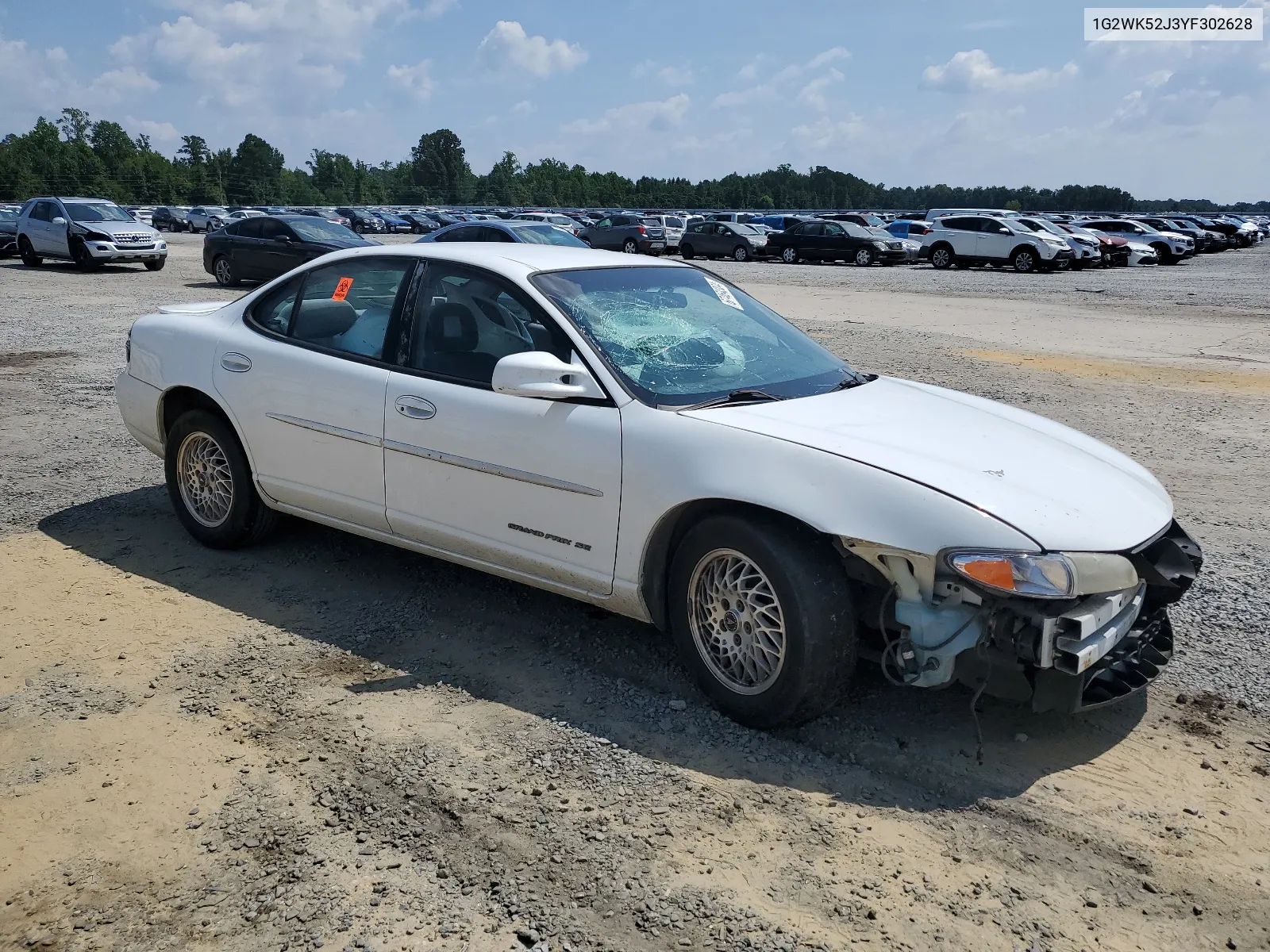 1G2WK52J3YF302628 2000 Pontiac Grand Prix Se1