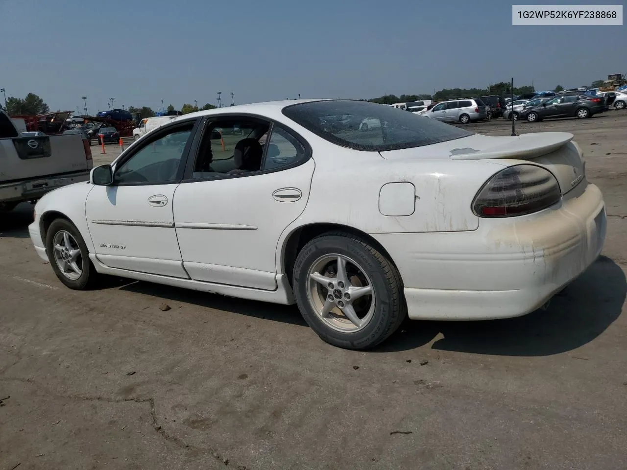 2000 Pontiac Grand Prix Gt VIN: 1G2WP52K6YF238868 Lot: 71254814