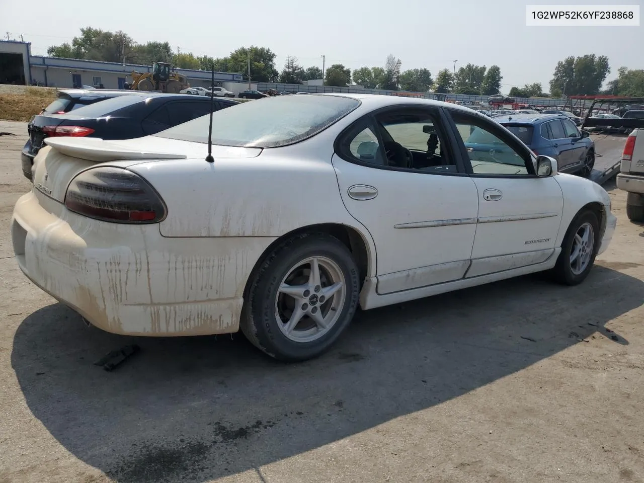 2000 Pontiac Grand Prix Gt VIN: 1G2WP52K6YF238868 Lot: 71254814