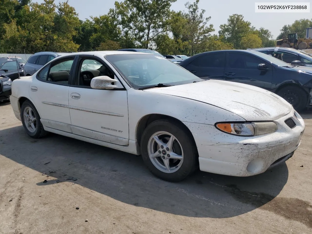 2000 Pontiac Grand Prix Gt VIN: 1G2WP52K6YF238868 Lot: 71254814