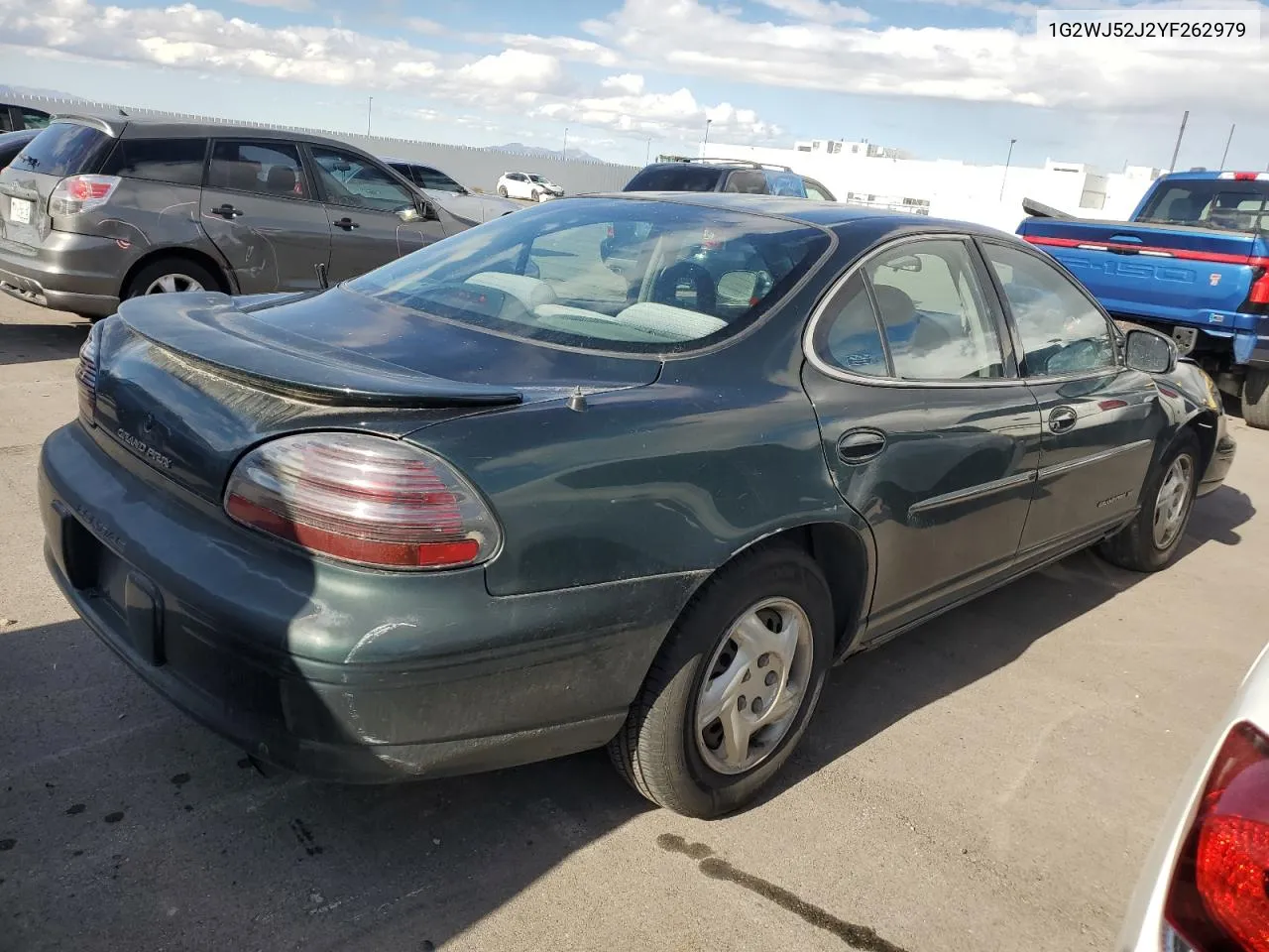 2000 Pontiac Grand Prix Se VIN: 1G2WJ52J2YF262979 Lot: 78548034