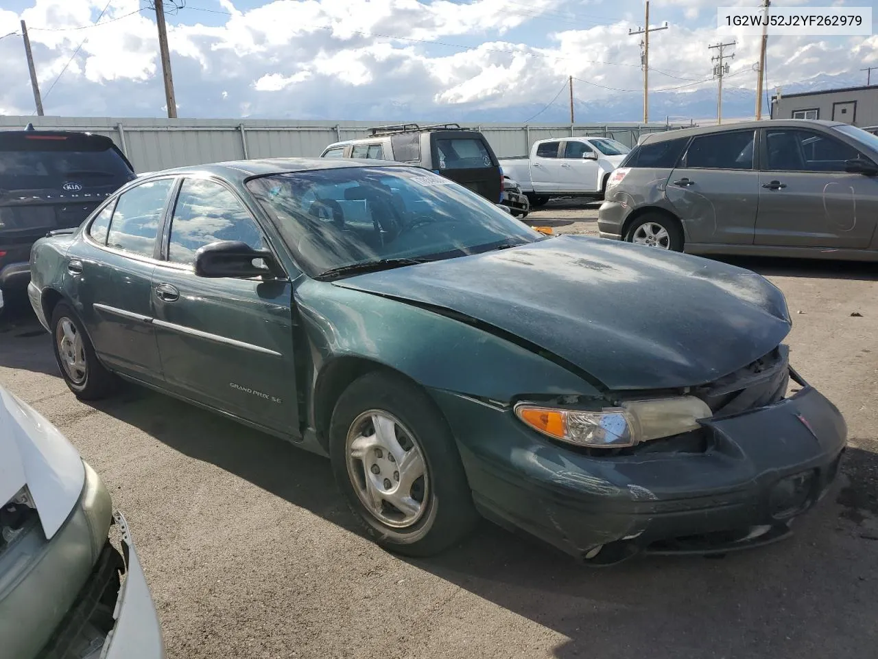 2000 Pontiac Grand Prix Se VIN: 1G2WJ52J2YF262979 Lot: 78548034