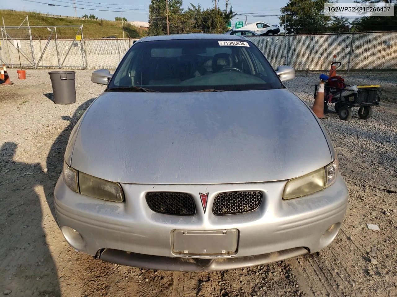 2001 Pontiac Grand Prix Gt VIN: 1G2WP52K31F266407 Lot: 71345044