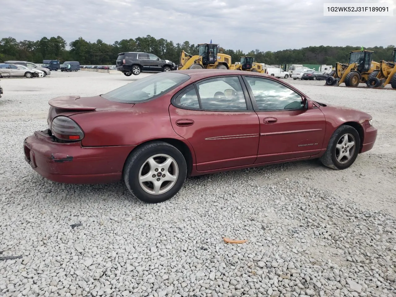 2001 Pontiac Grand Prix Se VIN: 1G2WK52J31F189091 Lot: 76007424