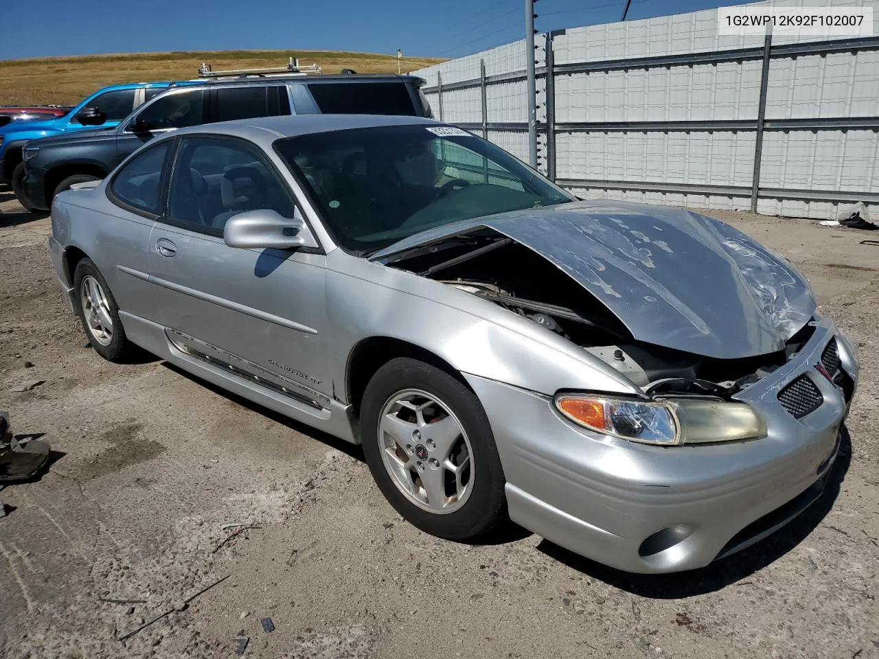 2002 Pontiac Grand Prix Gt VIN: 1G2WP12K92F102007 Lot: 63231374