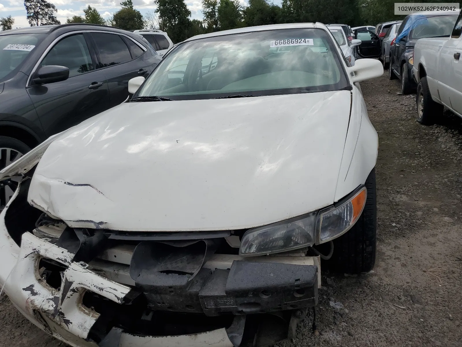 2002 Pontiac Grand Prix Se VIN: 1G2WK52J62F240942 Lot: 66886924