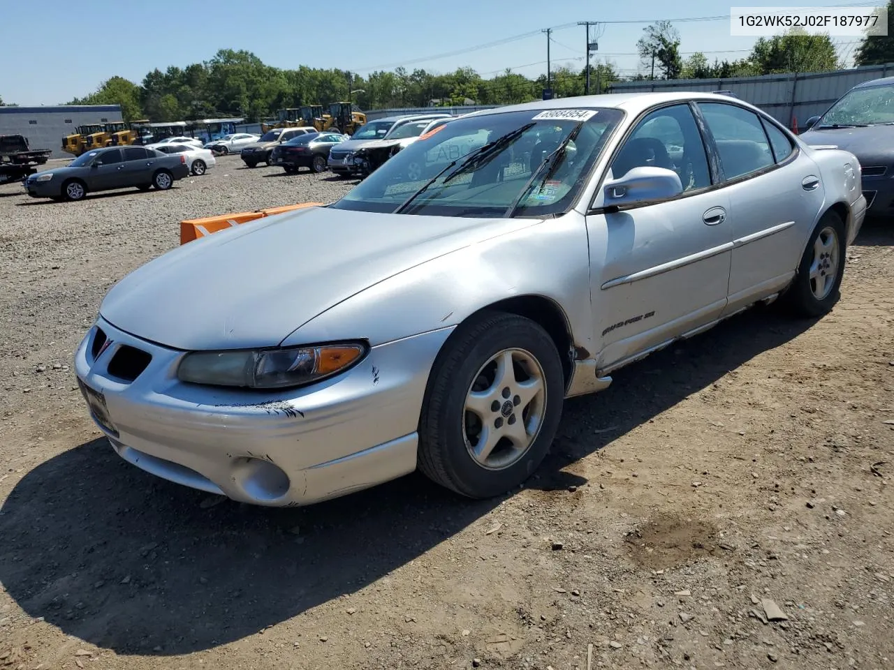 2002 Pontiac Grand Prix Se VIN: 1G2WK52J02F187977 Lot: 69884954