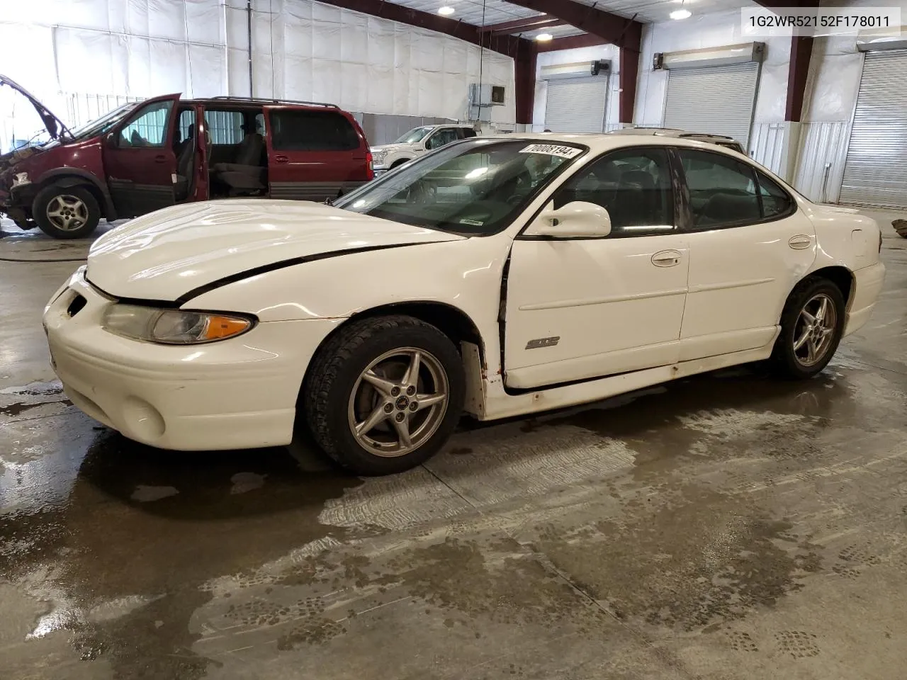 2002 Pontiac Grand Prix Gtp VIN: 1G2WR52152F178011 Lot: 70008194