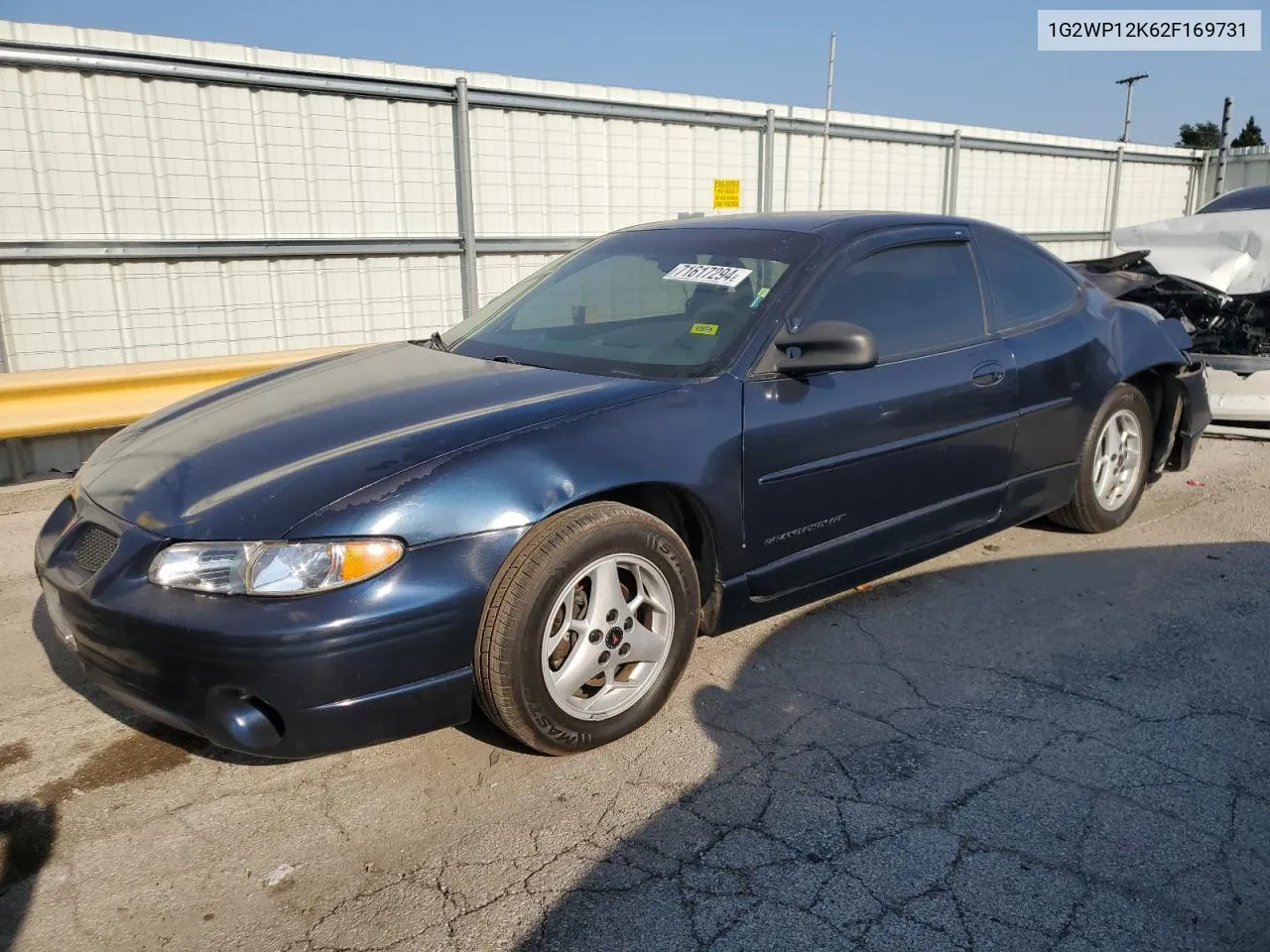 2002 Pontiac Grand Prix Gt VIN: 1G2WP12K62F169731 Lot: 71617294