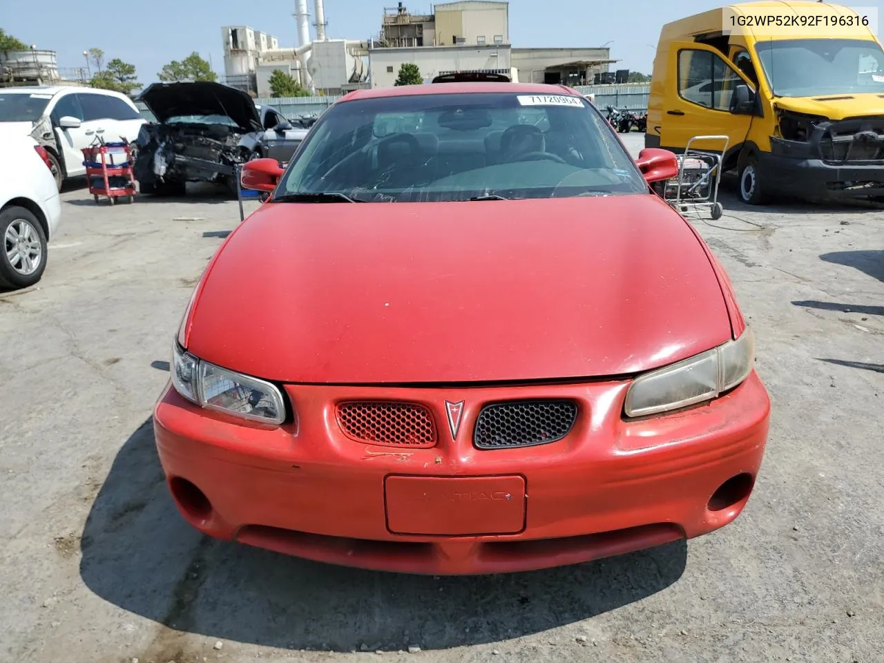 1G2WP52K92F196316 2002 Pontiac Grand Prix Gt