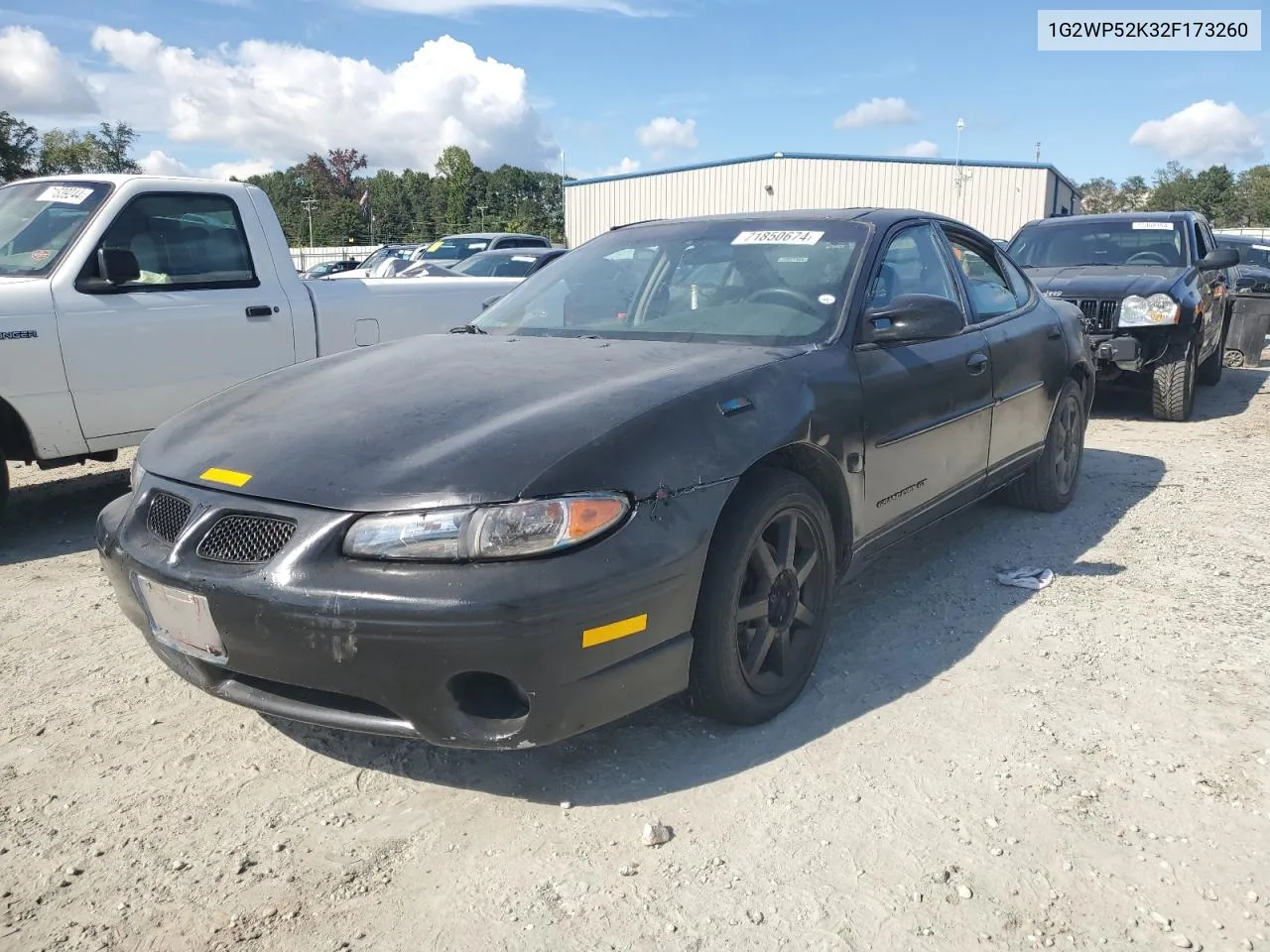 2002 Pontiac Grand Prix Gt VIN: 1G2WP52K32F173260 Lot: 71850674