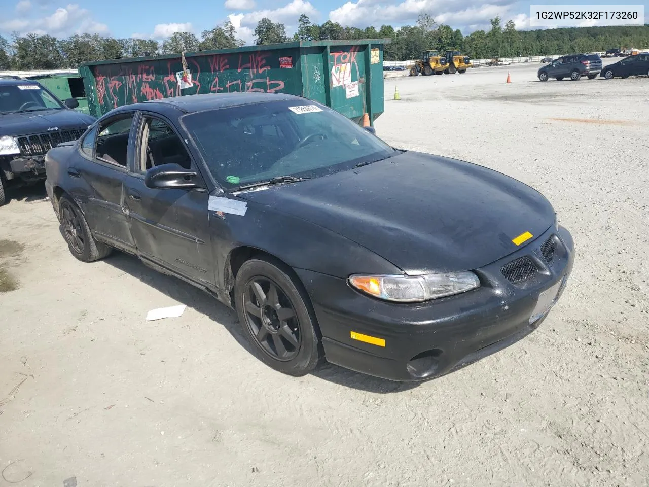 2002 Pontiac Grand Prix Gt VIN: 1G2WP52K32F173260 Lot: 71850674