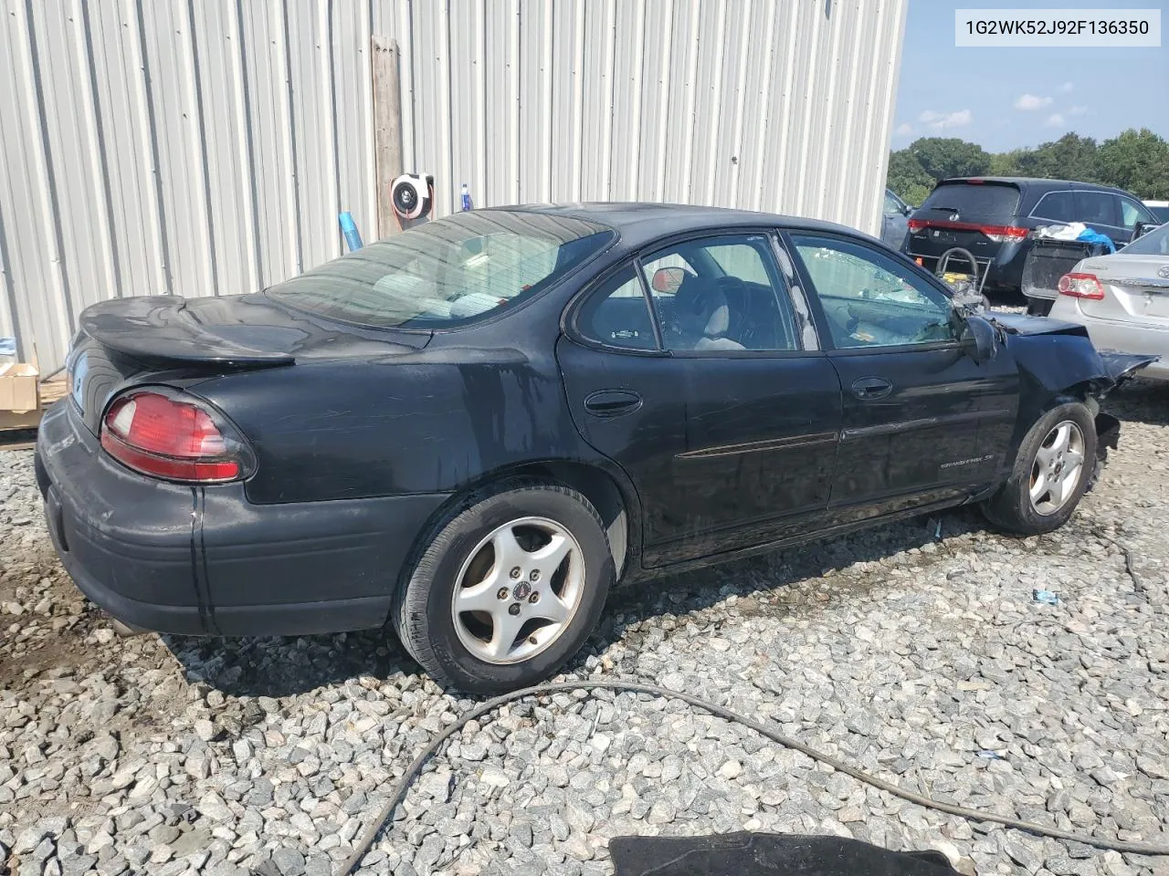 2002 Pontiac Grand Prix Se VIN: 1G2WK52J92F136350 Lot: 72436614