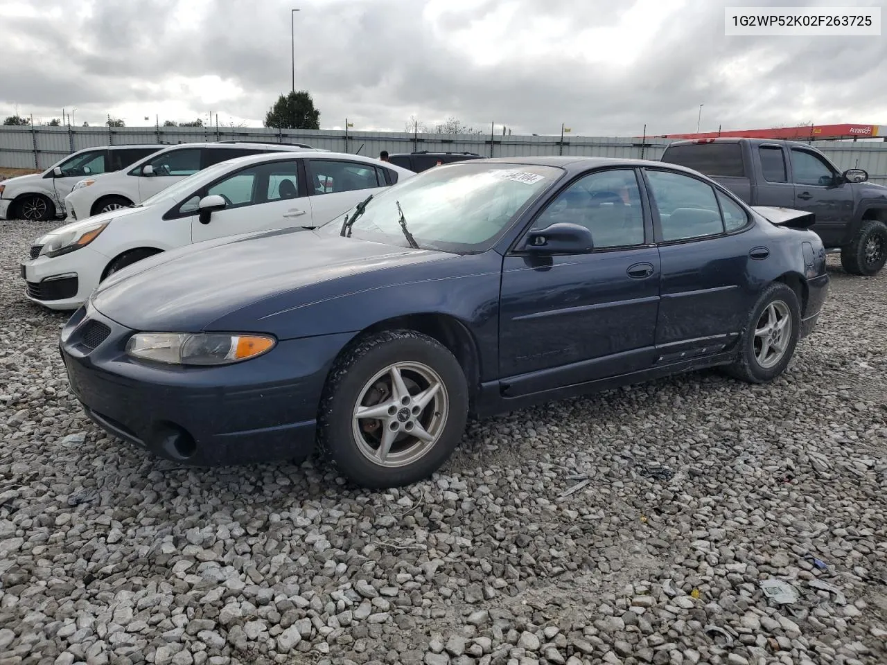 2002 Pontiac Grand Prix Gt VIN: 1G2WP52K02F263725 Lot: 72542104