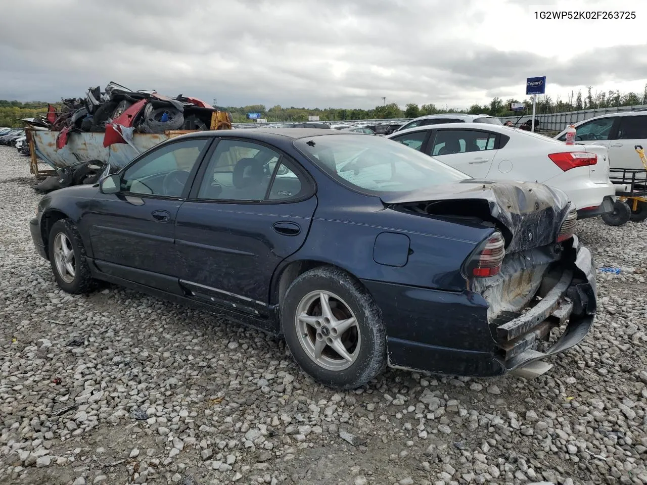 2002 Pontiac Grand Prix Gt VIN: 1G2WP52K02F263725 Lot: 72542104