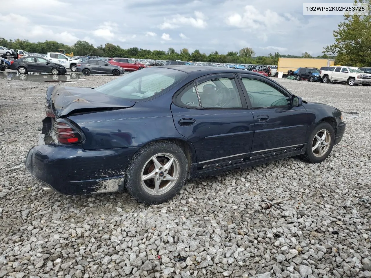 2002 Pontiac Grand Prix Gt VIN: 1G2WP52K02F263725 Lot: 72542104