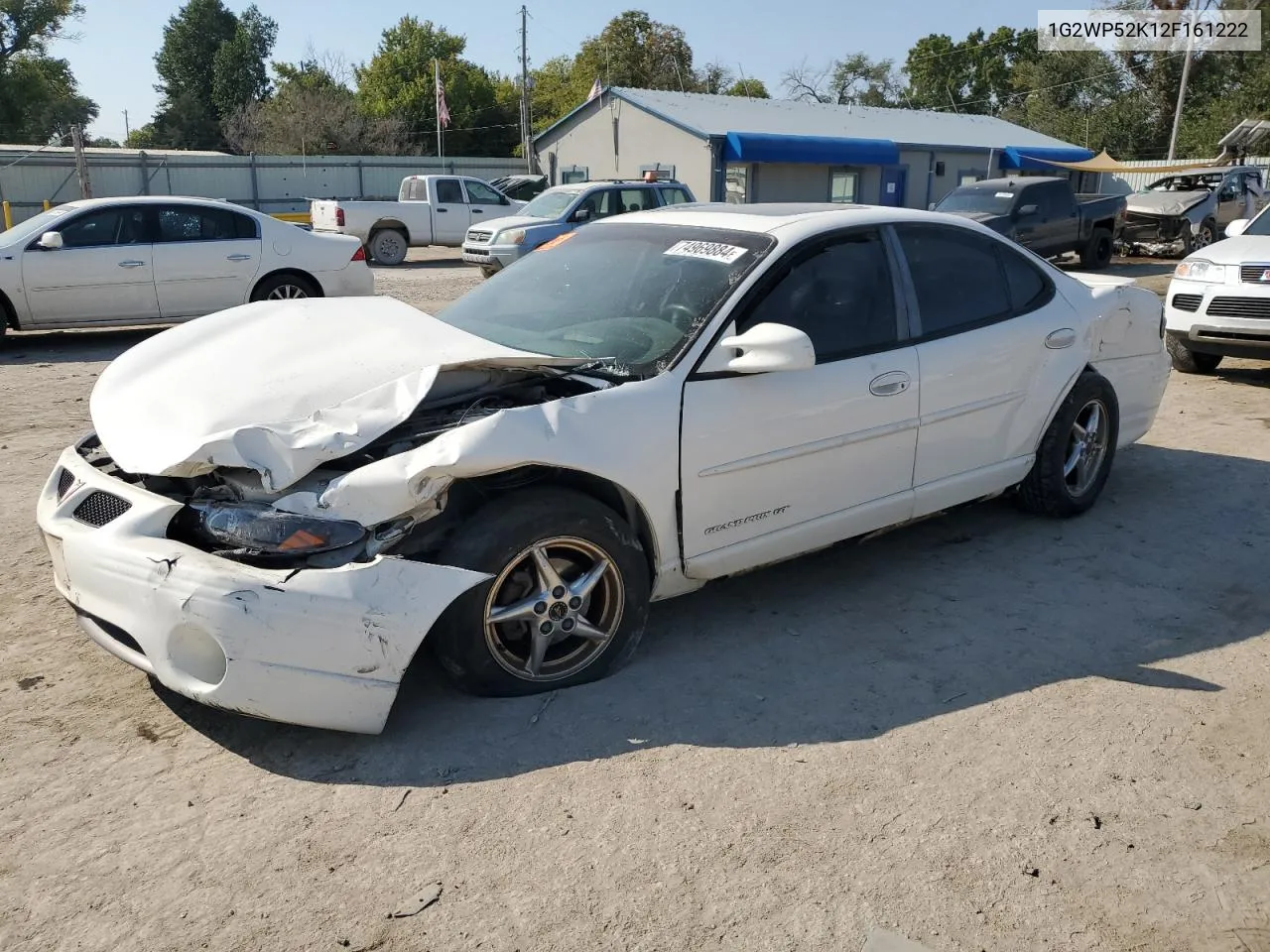 2002 Pontiac Grand Prix Gt VIN: 1G2WP52K12F161222 Lot: 74969884