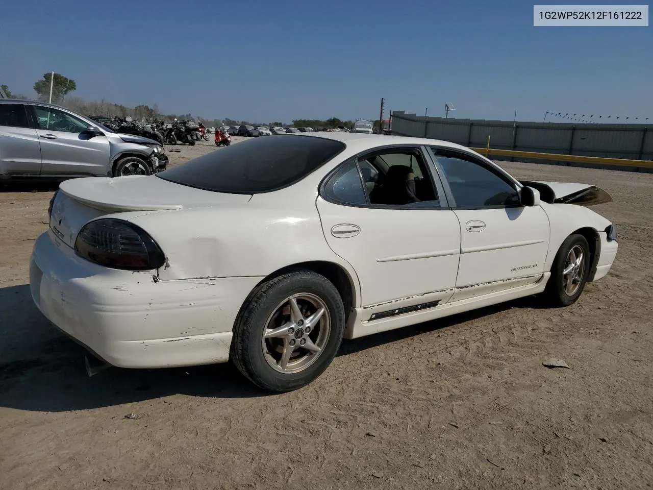 2002 Pontiac Grand Prix Gt VIN: 1G2WP52K12F161222 Lot: 74969884