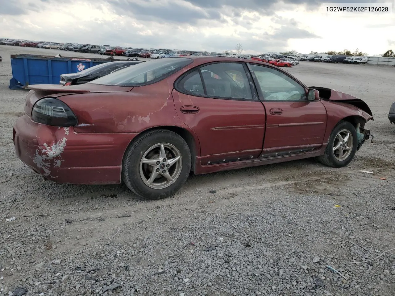 2002 Pontiac Grand Prix Gt VIN: 1G2WP52K62F126028 Lot: 76086944