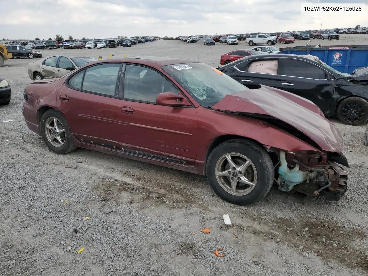 2002 Pontiac Grand Prix Gt VIN: 1G2WP52K62F126028 Lot: 76086944