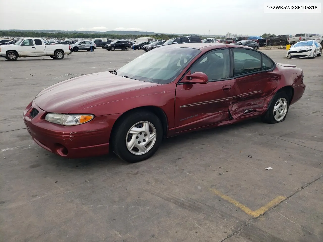 2003 Pontiac Grand Prix Se VIN: 1G2WK52JX3F105318 Lot: 63490924