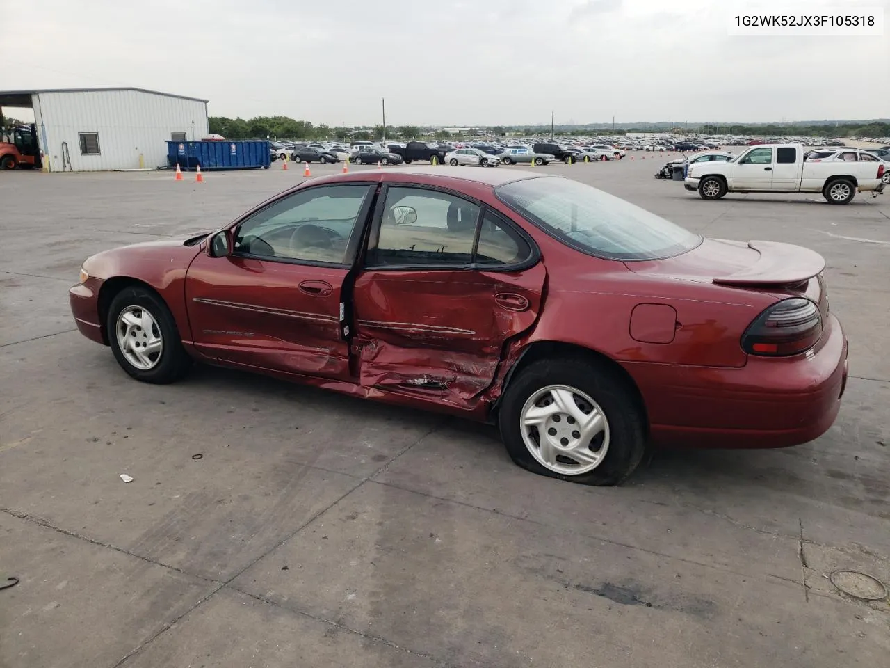 2003 Pontiac Grand Prix Se VIN: 1G2WK52JX3F105318 Lot: 63490924