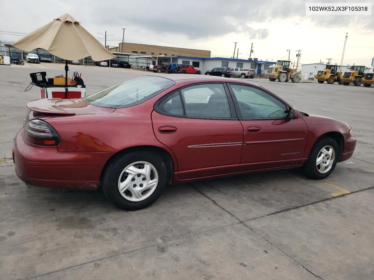 2003 Pontiac Grand Prix Se VIN: 1G2WK52JX3F105318 Lot: 63490924