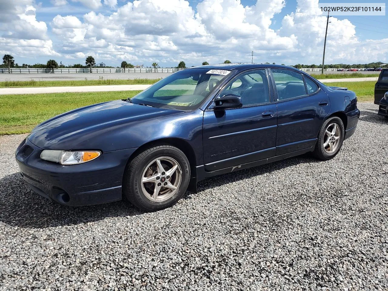 2003 Pontiac Grand Prix Gt VIN: 1G2WP52K23F101144 Lot: 74017324