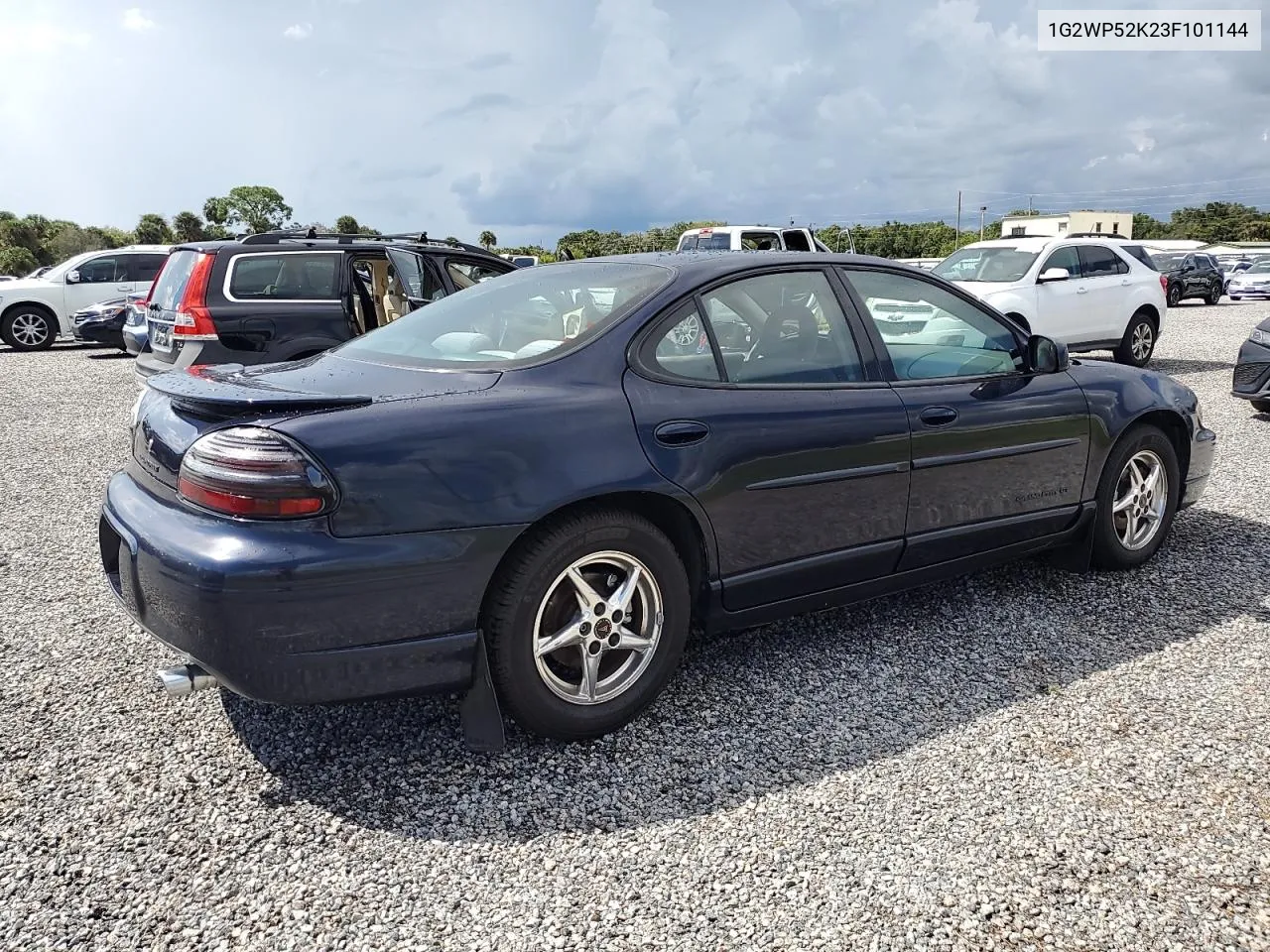 2003 Pontiac Grand Prix Gt VIN: 1G2WP52K23F101144 Lot: 74017324