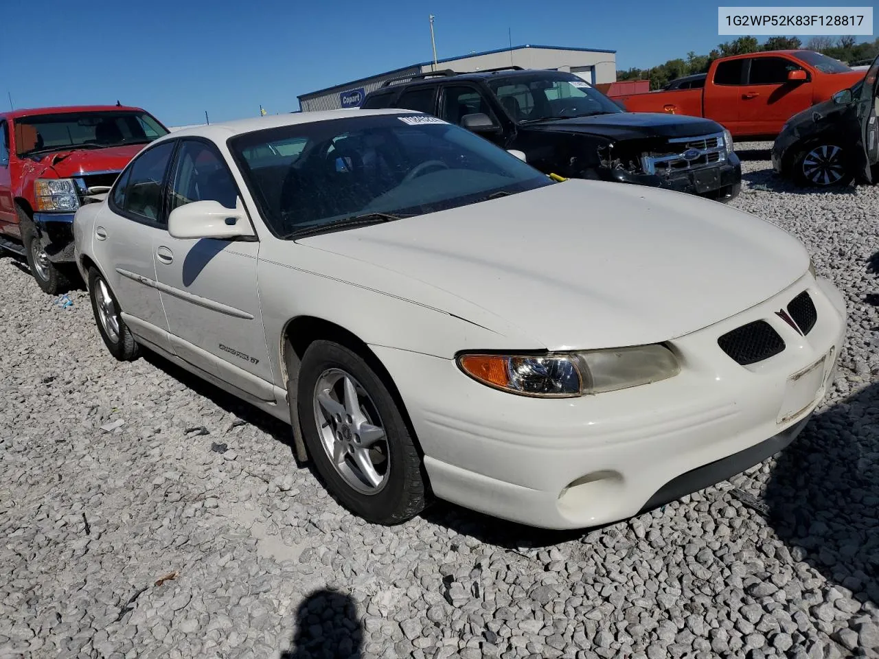 2003 Pontiac Grand Prix Gt VIN: 1G2WP52K83F128817 Lot: 75845224