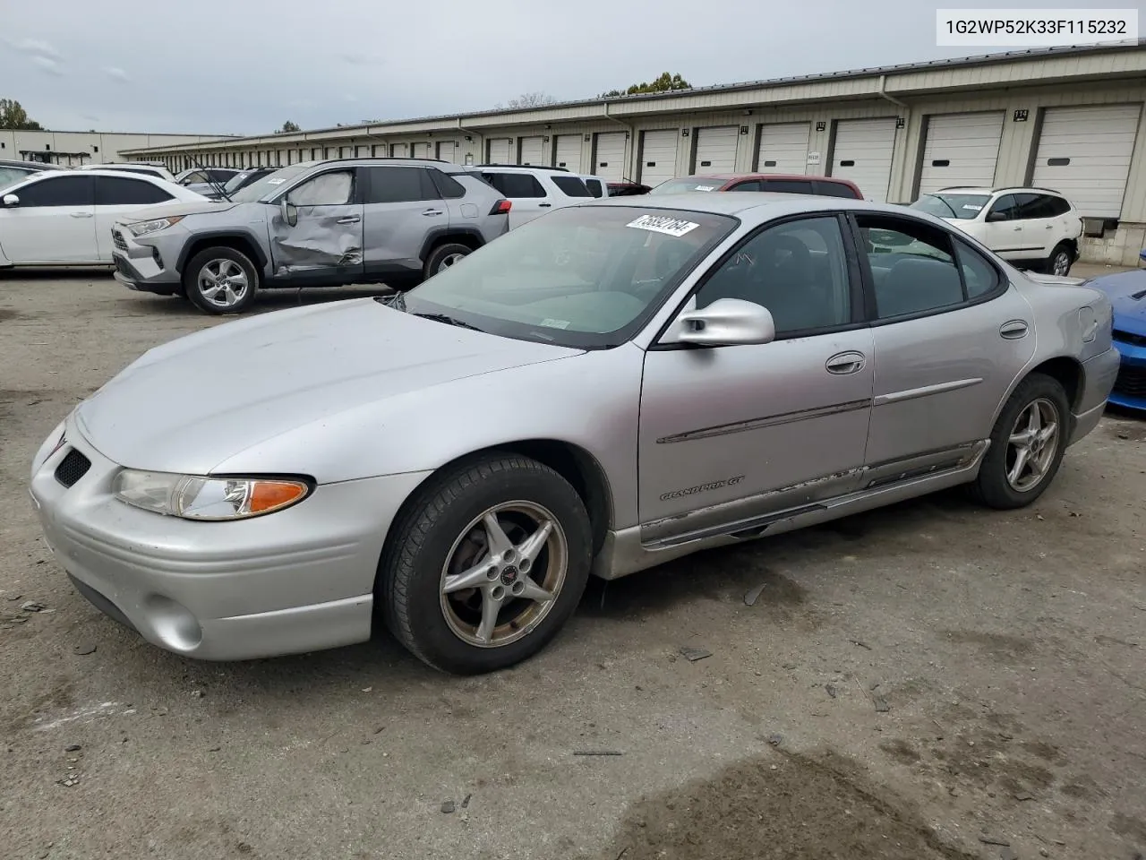 2003 Pontiac Grand Prix Gt VIN: 1G2WP52K33F115232 Lot: 75892764