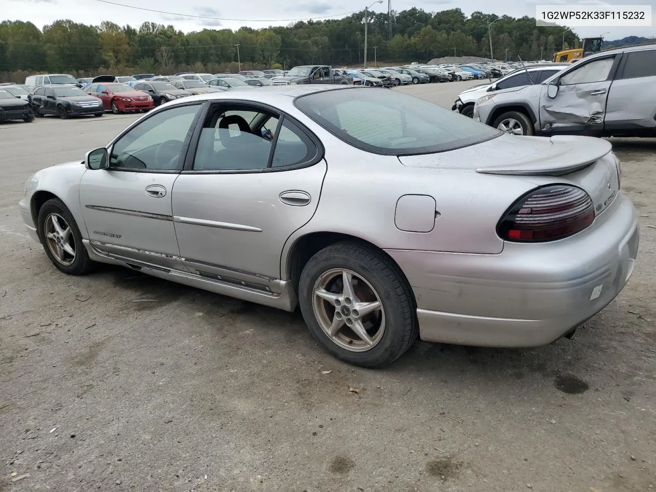 2003 Pontiac Grand Prix Gt VIN: 1G2WP52K33F115232 Lot: 75892764