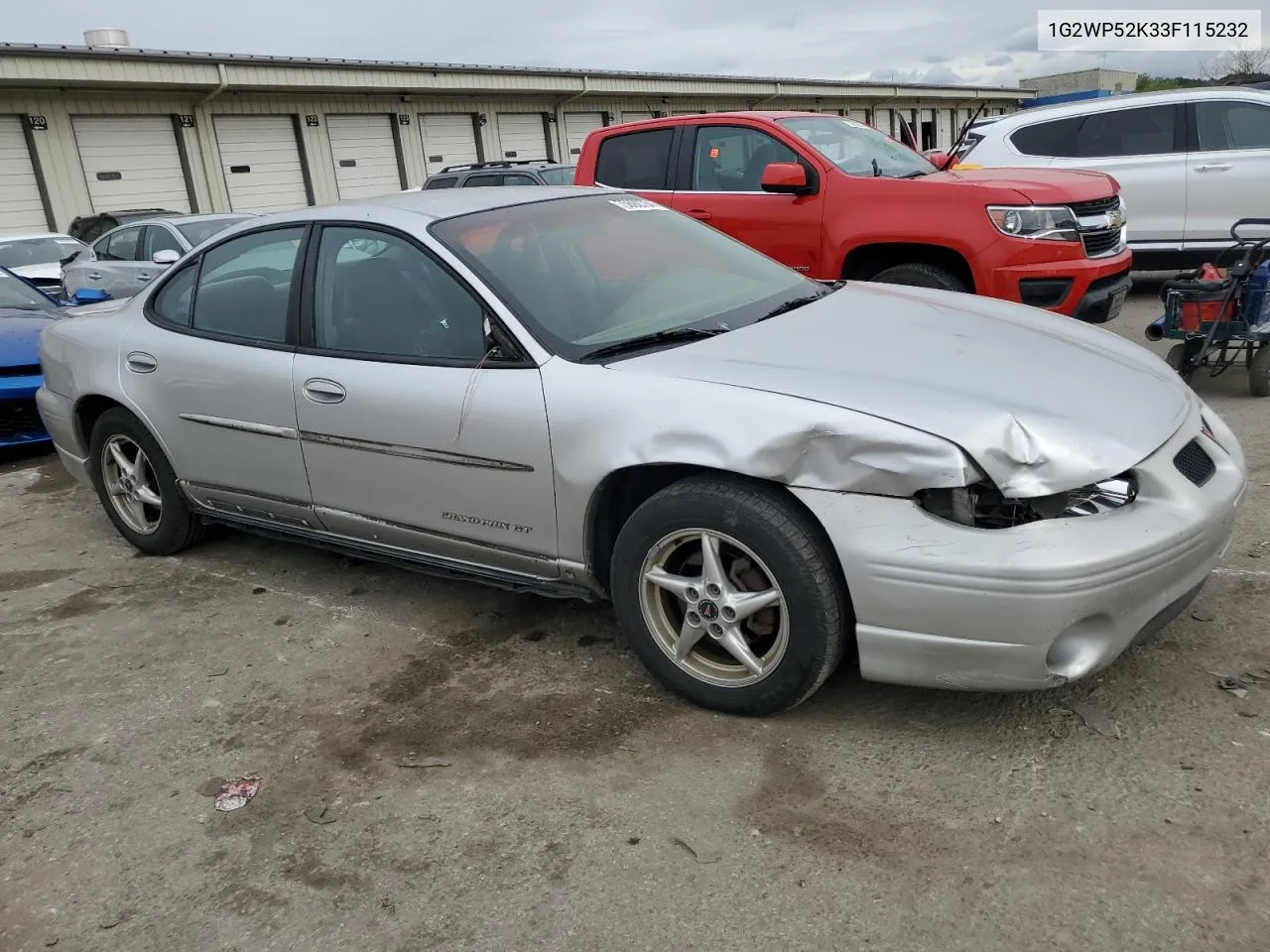 2003 Pontiac Grand Prix Gt VIN: 1G2WP52K33F115232 Lot: 75892764