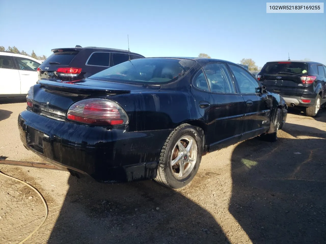 2003 Pontiac Grand Prix Gtp VIN: 1G2WR52183F169255 Lot: 76625834