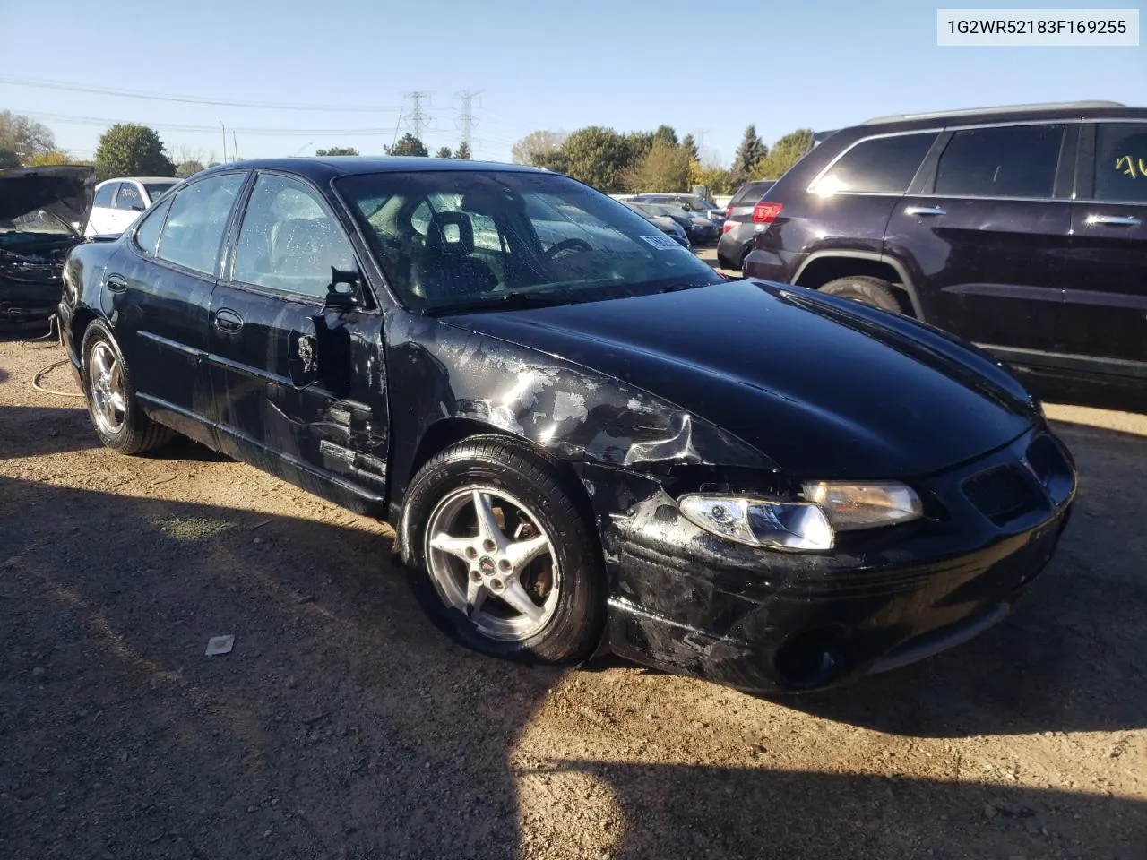 2003 Pontiac Grand Prix Gtp VIN: 1G2WR52183F169255 Lot: 76625834