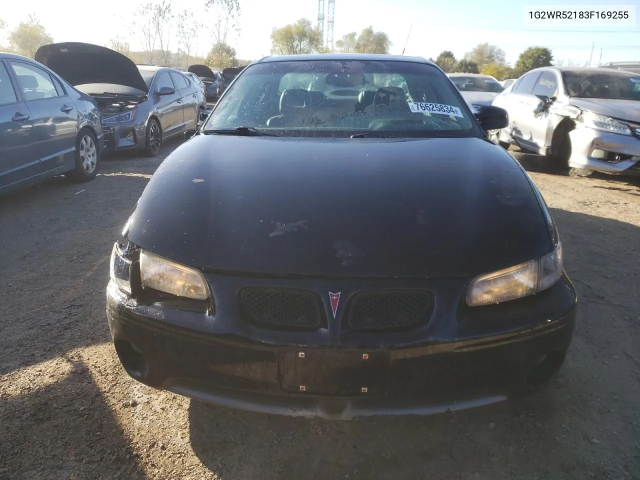 2003 Pontiac Grand Prix Gtp VIN: 1G2WR52183F169255 Lot: 76625834