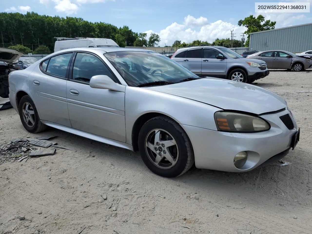 2004 Pontiac Grand Prix Gt2 VIN: 2G2WS522941368031 Lot: 59756214