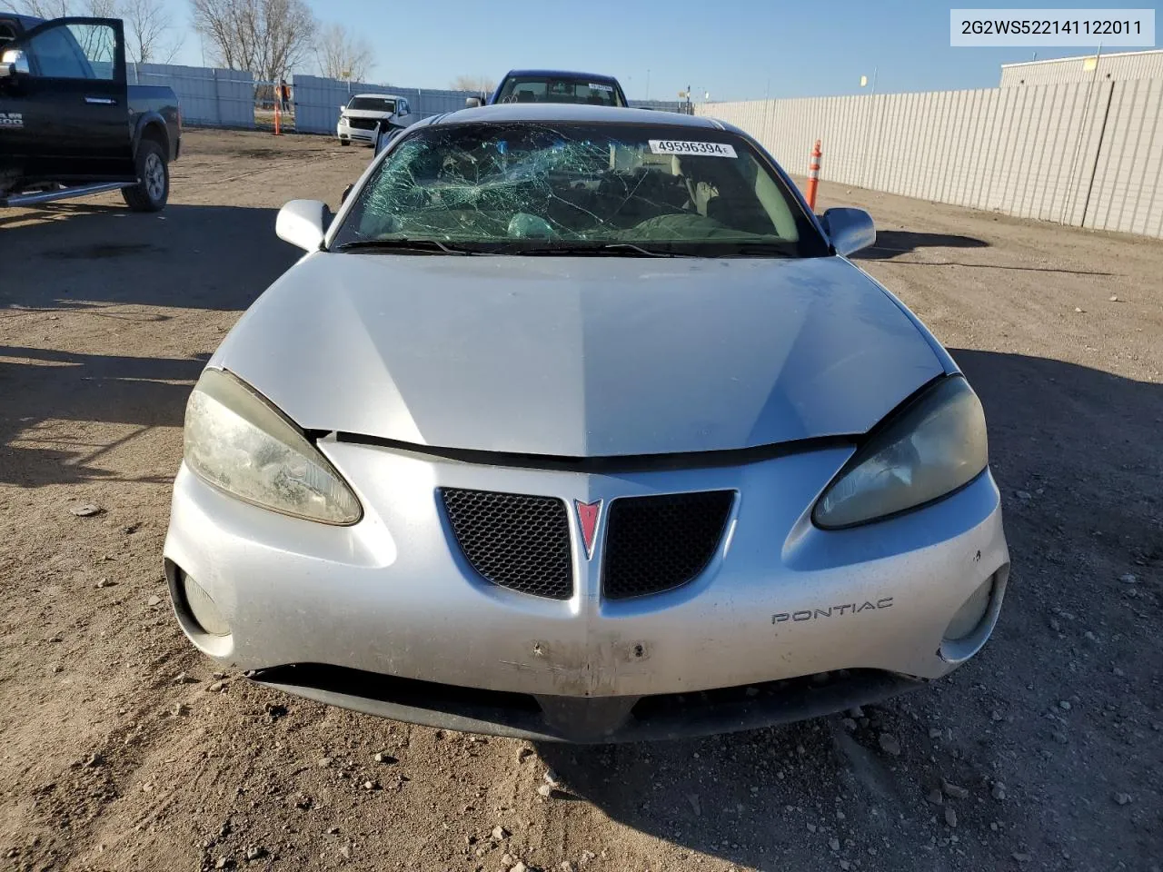 2004 Pontiac Grand Prix Gt2 VIN: 2G2WS522141122011 Lot: 61152974