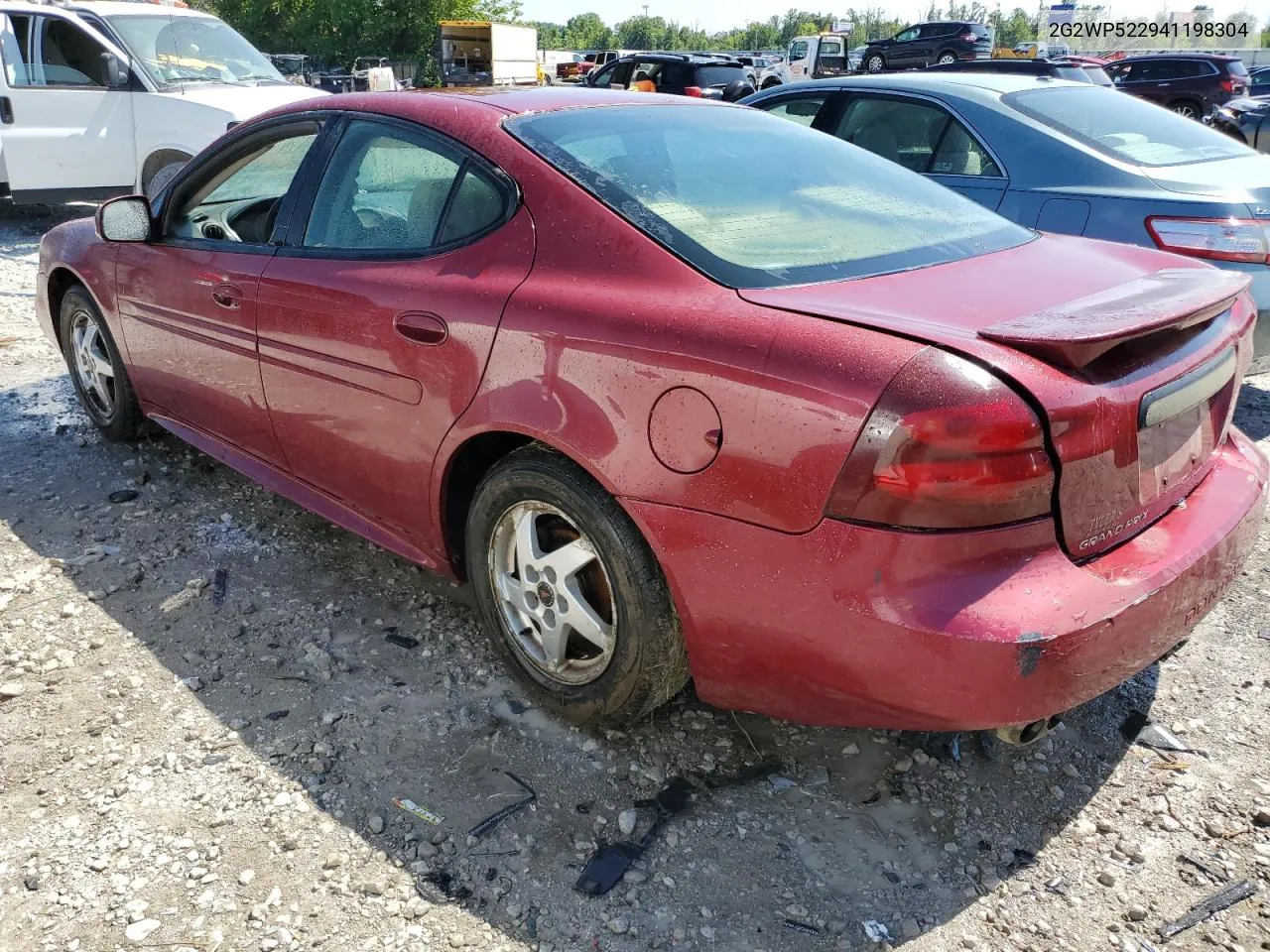 2004 Pontiac Grand Prix Gt VIN: 2G2WP522941198304 Lot: 63824064