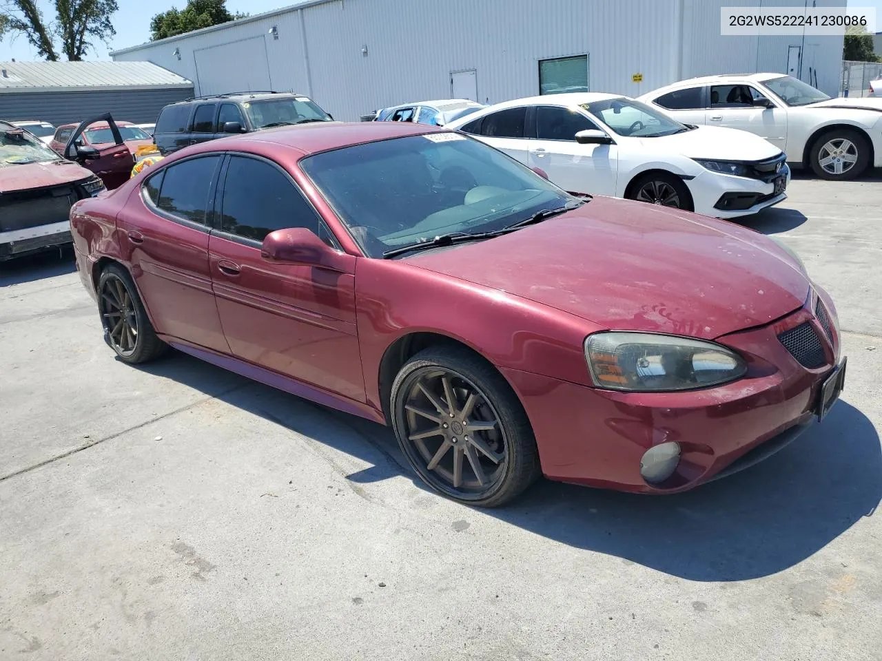 2004 Pontiac Grand Prix Gt2 VIN: 2G2WS522241230086 Lot: 65102614