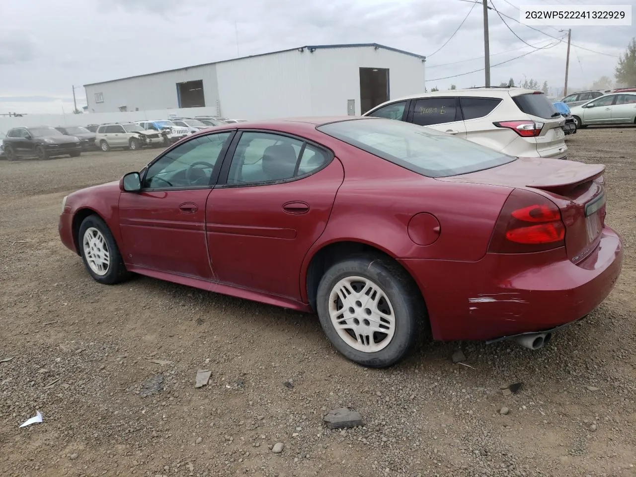 2004 Pontiac Grand Prix Gt VIN: 2G2WP522241322929 Lot: 65297824