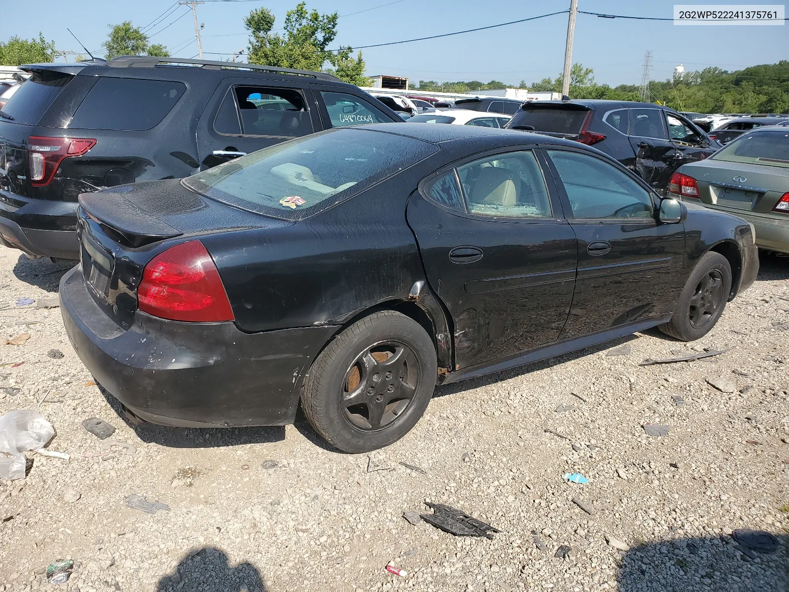 2004 Pontiac Grand Prix Gt VIN: 2G2WP522241375761 Lot: 66876134