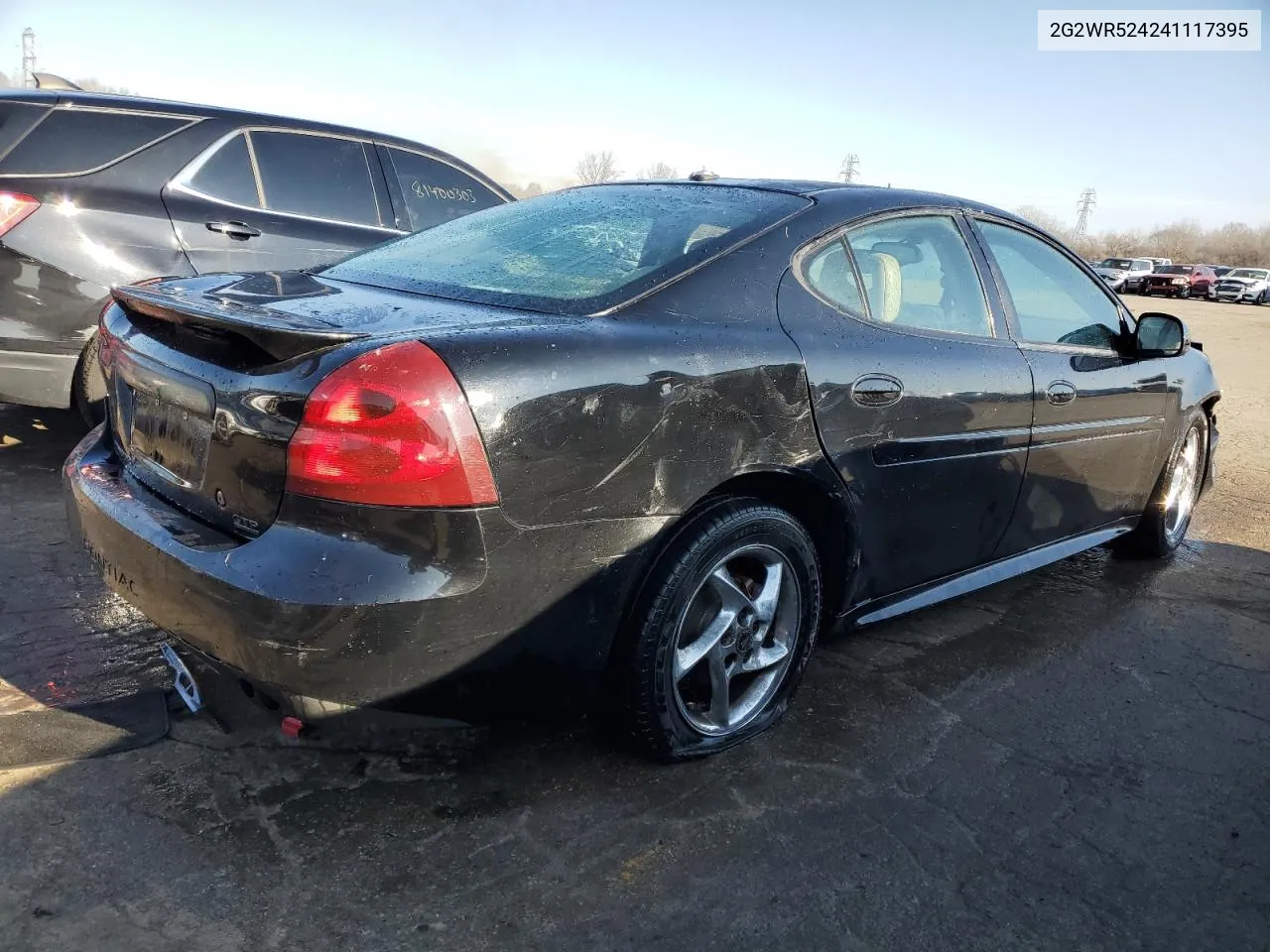 2004 Pontiac Grand Prix Gtp VIN: 2G2WR524241117395 Lot: 67969404