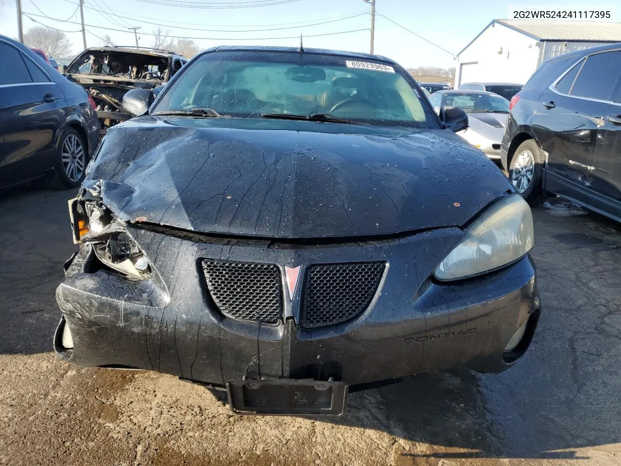 2004 Pontiac Grand Prix Gtp VIN: 2G2WR524241117395 Lot: 67969404