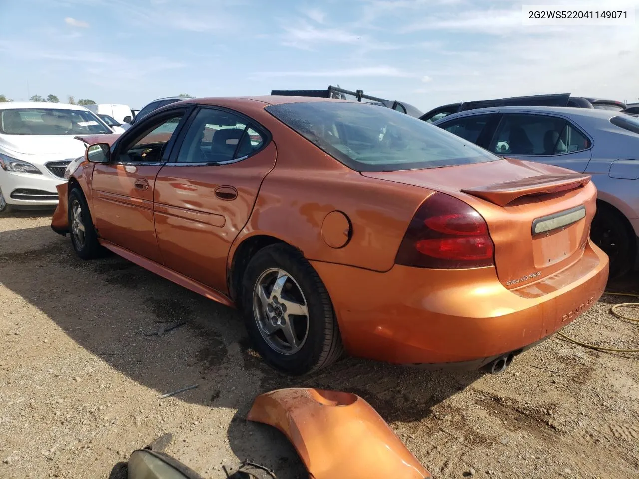 2004 Pontiac Grand Prix Gt2 VIN: 2G2WS522041149071 Lot: 68107794