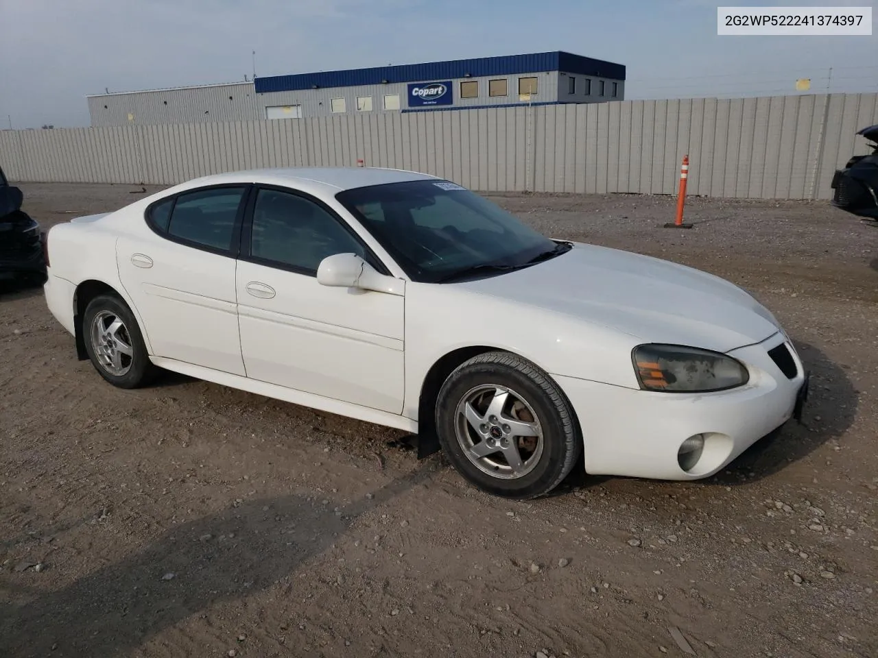 2004 Pontiac Grand Prix Gt VIN: 2G2WP522241374397 Lot: 70274544